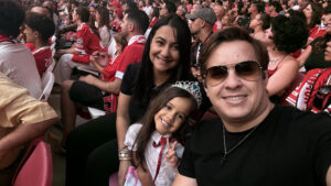 Nossa primeira vez em um jogo do Benfica no Estádio da Luz em Lisboa