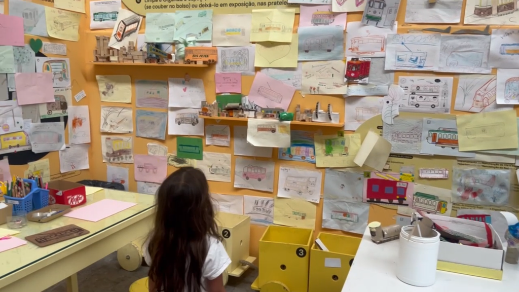 Espaço infantil do Museu do Carro Eléctrico